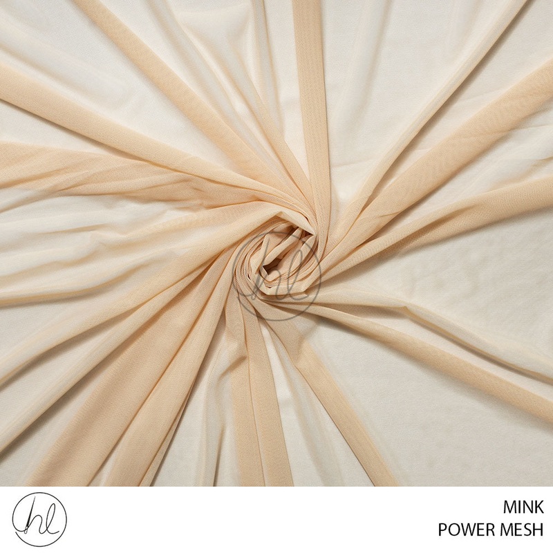 Power mesh 51 mink 150cm per m