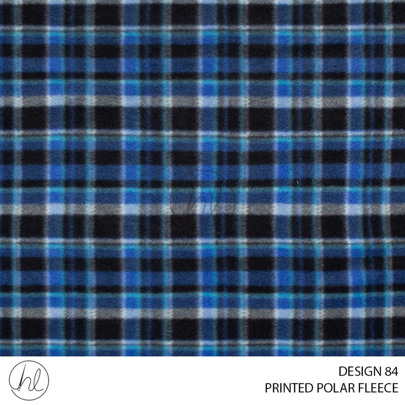 PRINTED POLAR FLEECE 53 BLUE 150CM PER M
