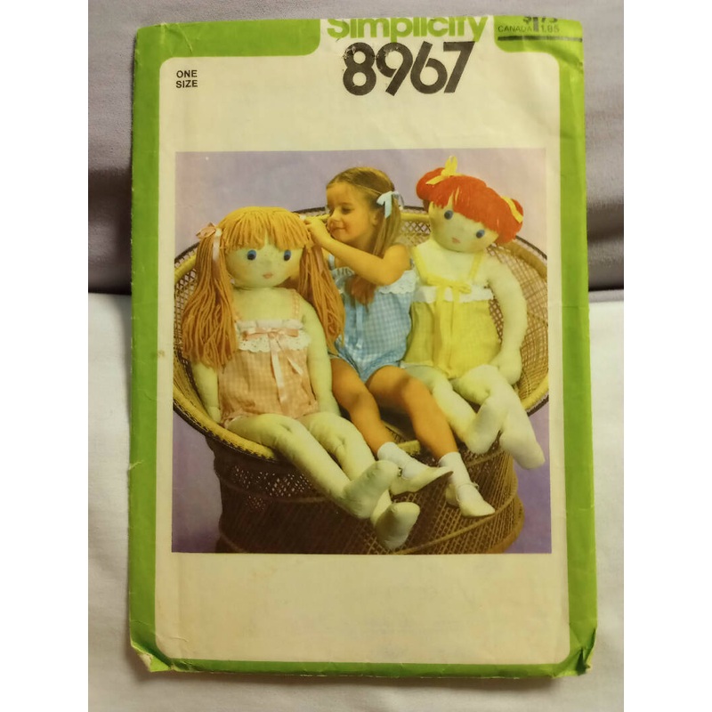 Simplicity 8967 Child's Doll