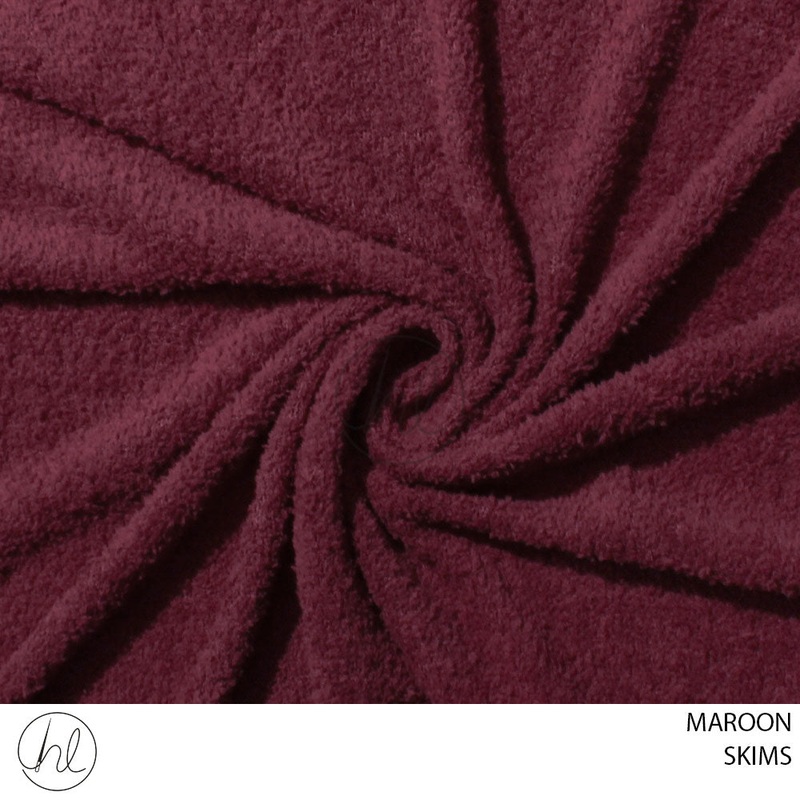 SKIMS FLEECE 781 PER M MAROON 150CM WIDE
