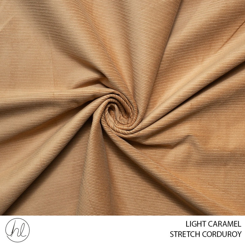 STRETCH CORDUROY 51 LIGHT CARAMEL 150CM PER M