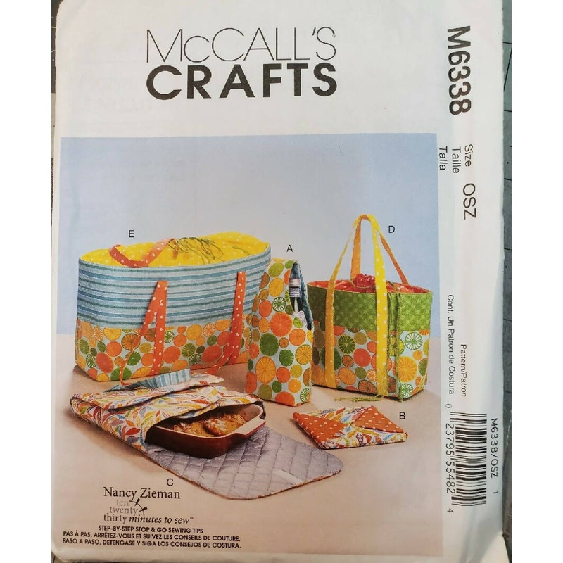 Uncut McCall's Crafts M6338