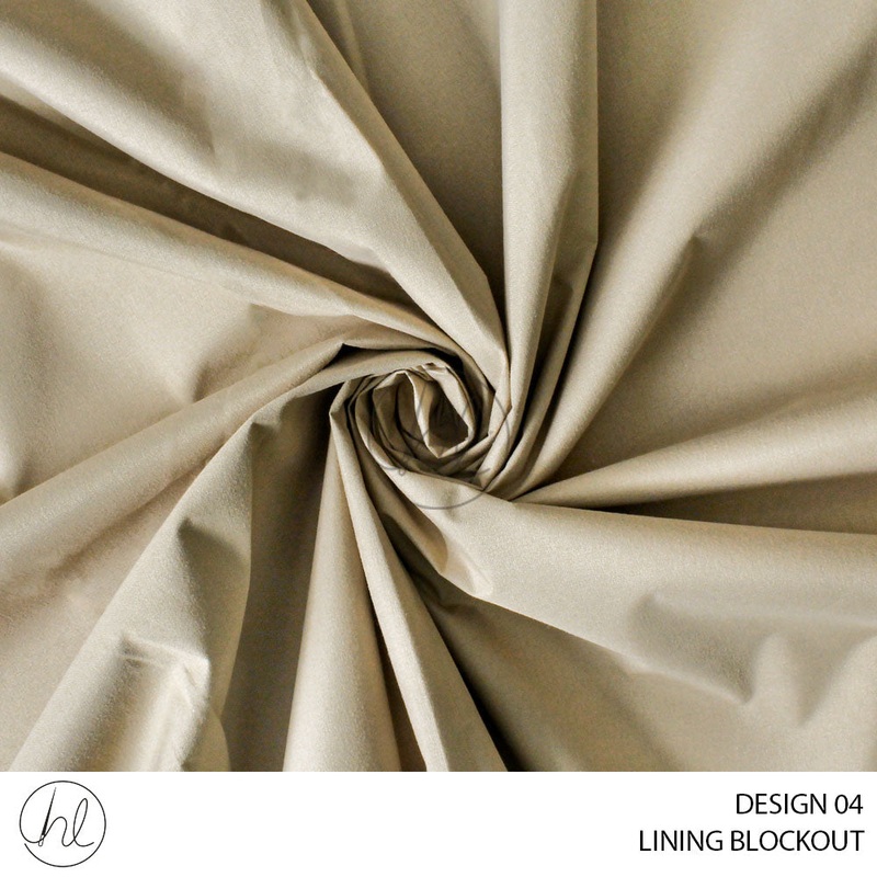 100% LINING BLOCKOUT DESIGN 04 BEIGE 280CM PER M