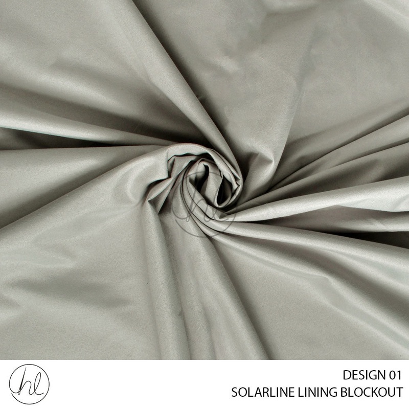 100% SOLARLINE BLOCKOUT DESIGN 01 GREY 280CM PER M