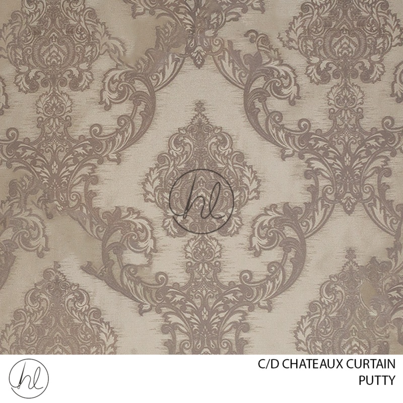 C/D Curtain Chateaux KD012B280cmPutty