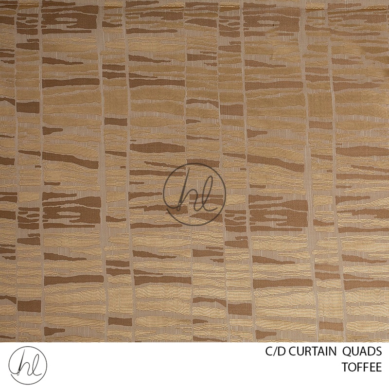 C/D Curtain Quads GBN038B 280cm Toffee