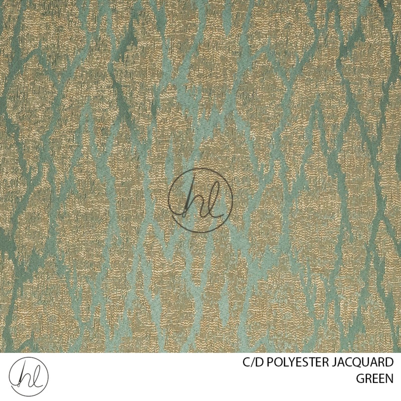 C/D Jacquard Polyester JY 25 CP 280cm Green