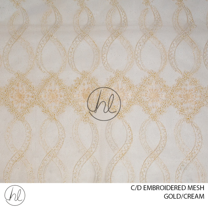 C/D Mesh Embroidered