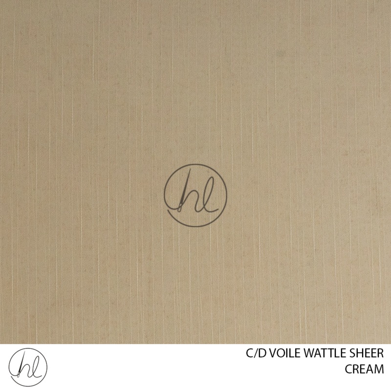 C/D Voile Wattle SheerGFH072B CP 280cm Cream