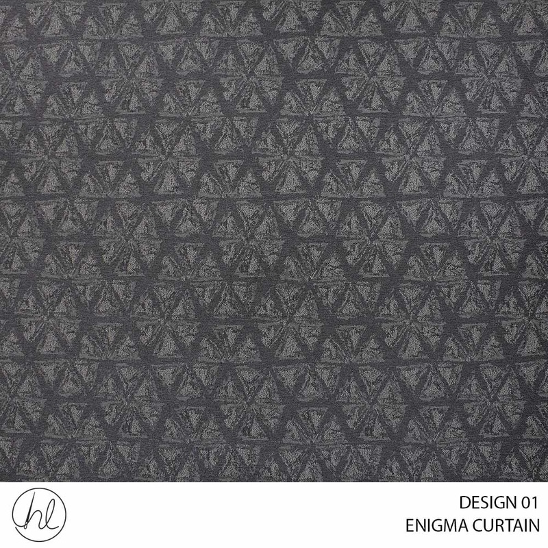ENIGMA CURTAIN DESIGN 01 280CM PER M THUNDER