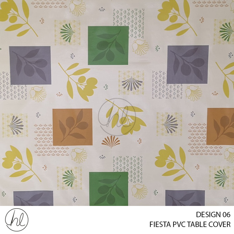 FIESTA PVC TABLE COVER DESIGN 06 140CM PER M