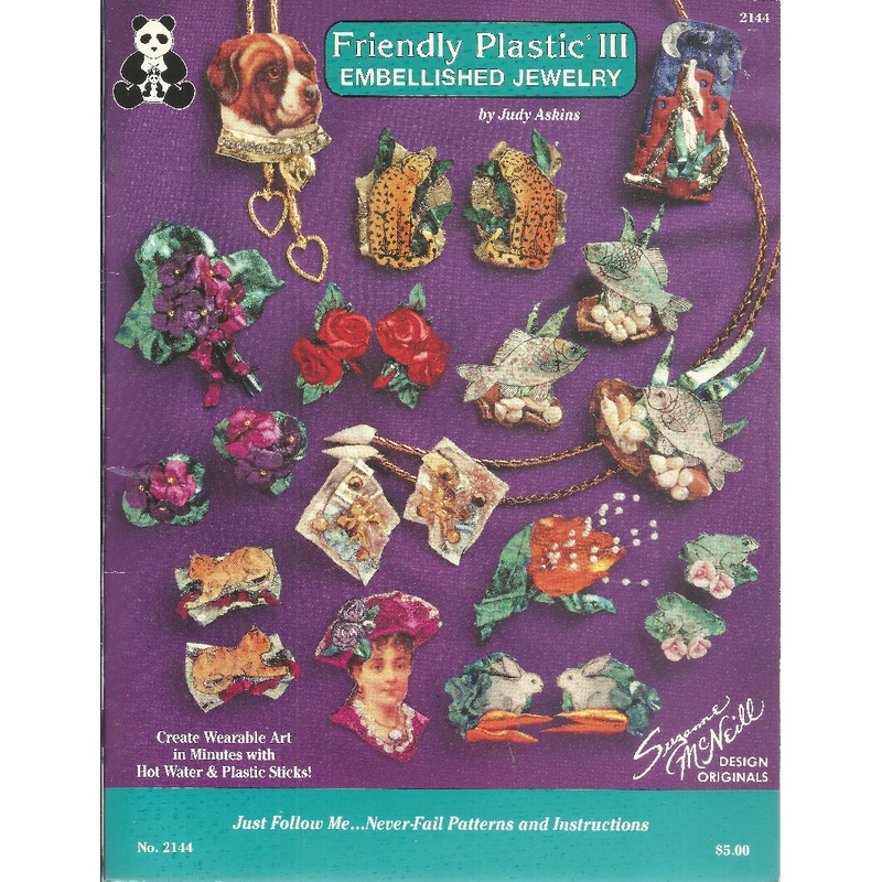 Friendly Plastic III, Embellished Jewelry by Judy Askins #2144; 1990