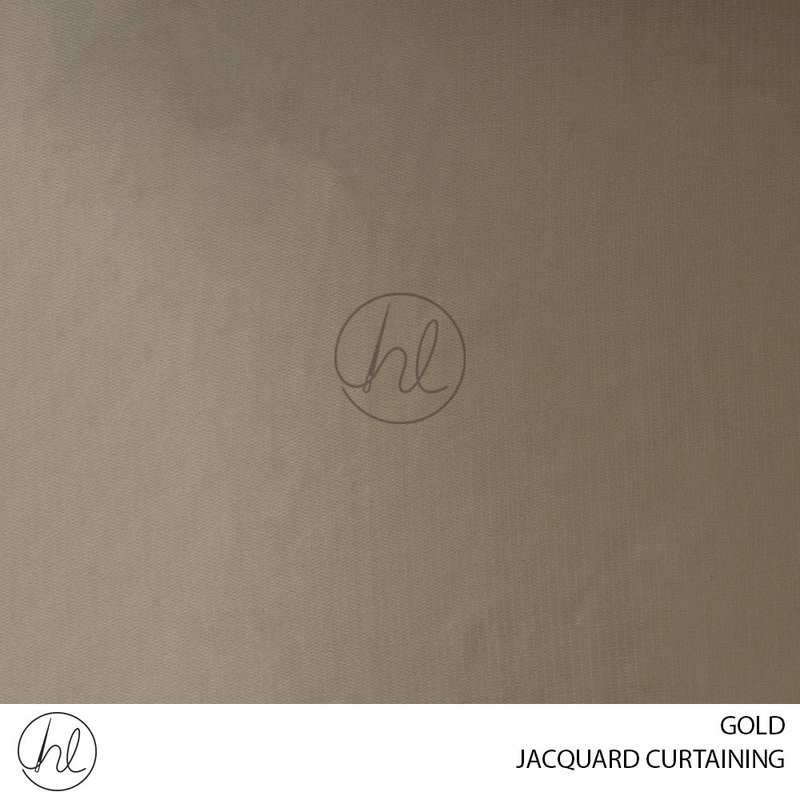 JACQUARD CURTAINING 2703 GOLD 280CM WIDE PER M