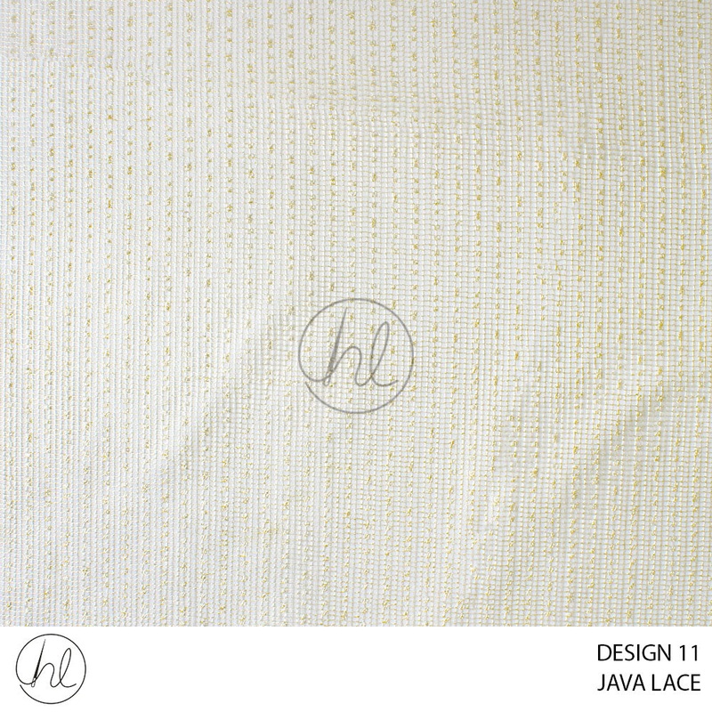 JAVA LACE DESIGN 11 GOLD 280CM PER M