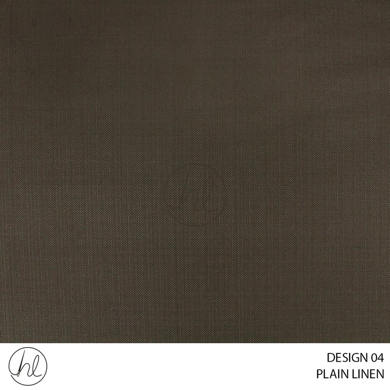 PLAIN LINEN DESIGN 04 280CM PER M BROWN