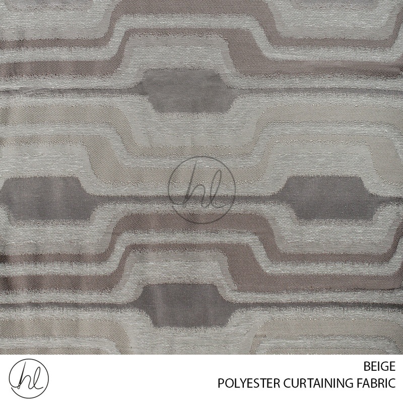 POLYESTER CURTAINING FABRIC 400 BEIGE 300CM WIDE PER M