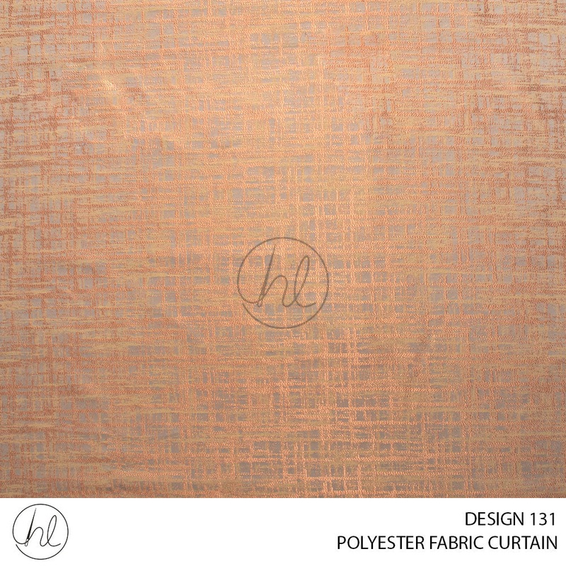 POLYESTER FABRIC DESIGN 131 ORANGE 280CM PER M