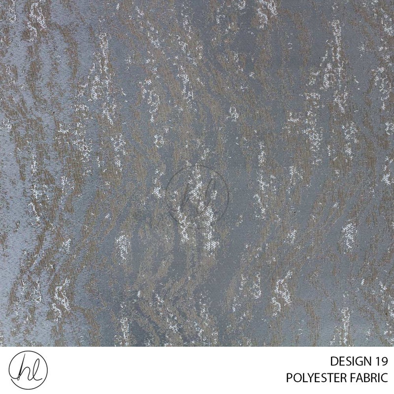 POLYESTER FABRIC DESIGN 19 280CM PER M GREY