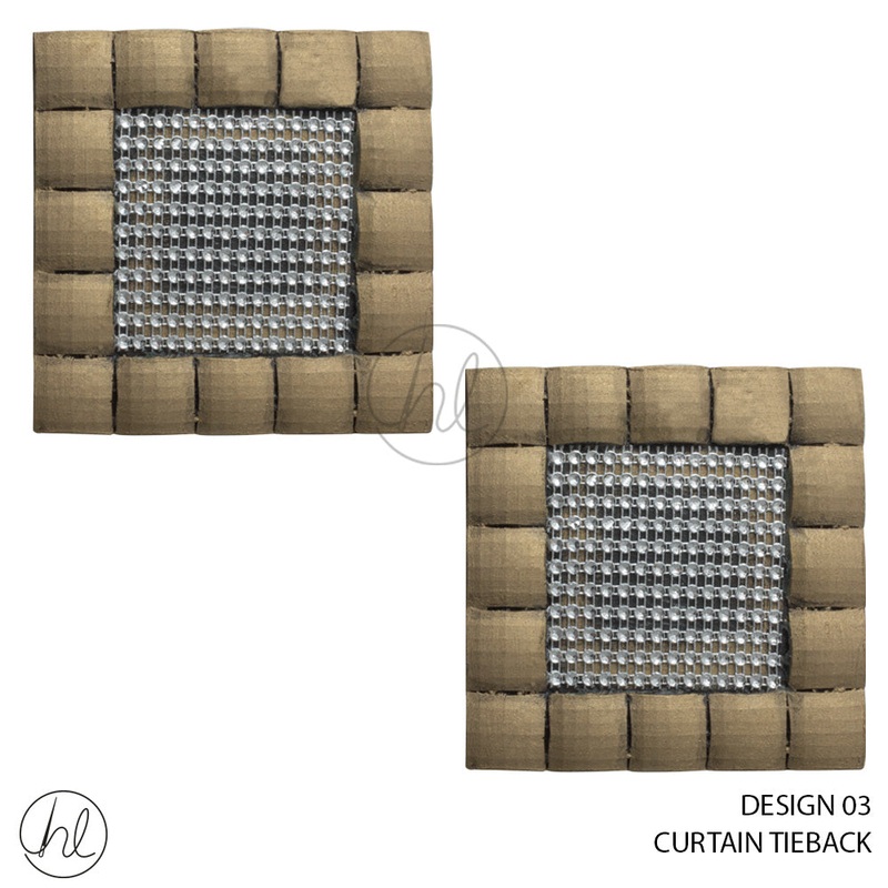 TIEBACK 815 DESIGN 03 BLACK-GOLD TC 12