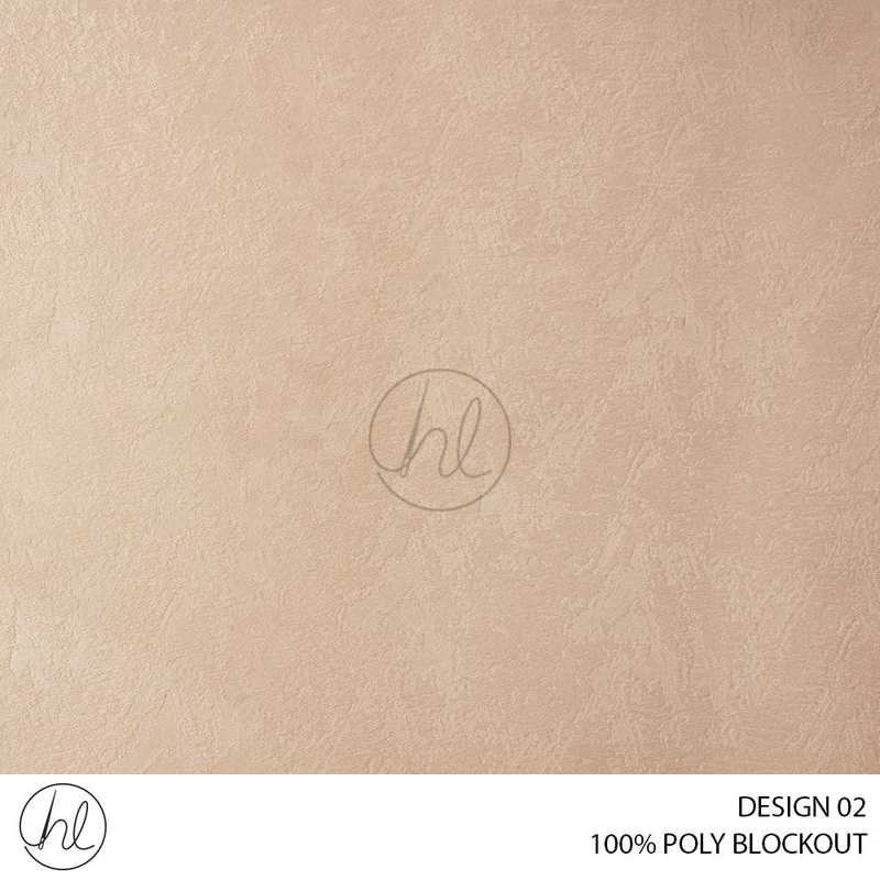100% POLY BLOCKOUT 53 DESIGN 02 STONE 280CM WIDE PER M