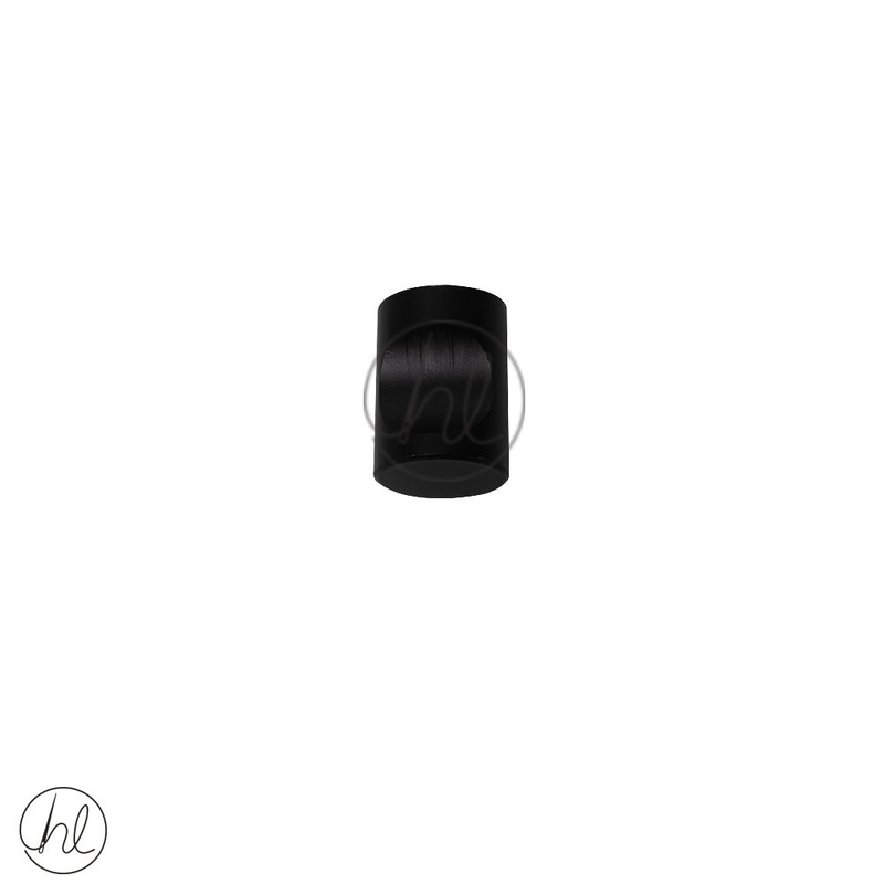 ALUMINUM KNOB BLACK 15MM