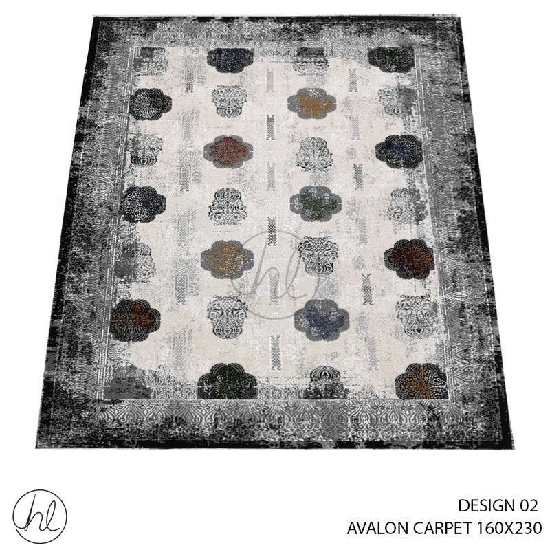 AVALON CARPET 160X230 DESIGN 02 GREY