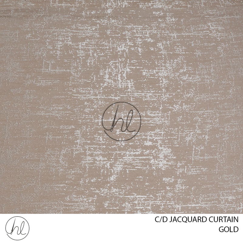 C/D Curtain Jacquard 512 CP280cmGold