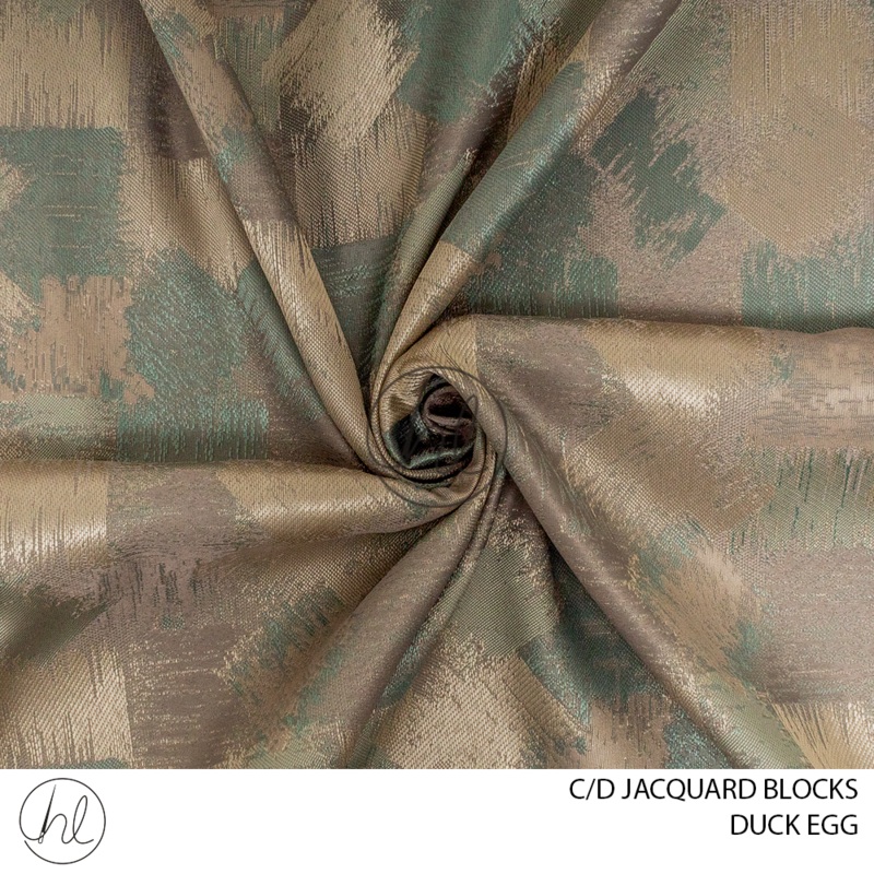 C/D Jacquard Blocks 460-8 CP 280cmDuck Egg