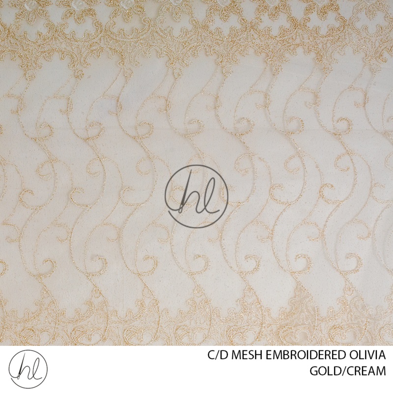 C/D Mesh Embroidered Olivia