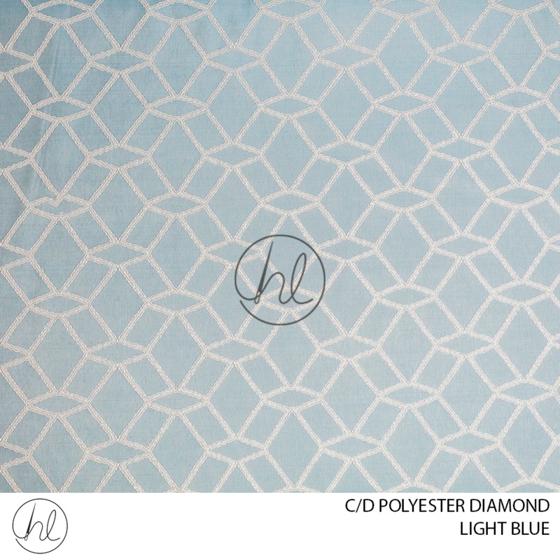 C/D Polyester Diamond JY 26 CP 280cm Light blue