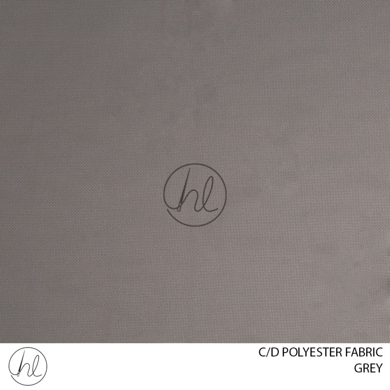 C/D Polyester Fabric 4372/4401 CP 280cm Grey