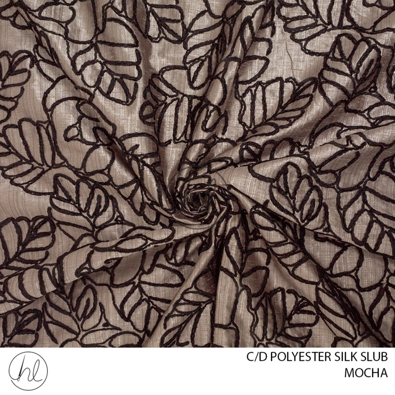 C/D Polyester Silk Slub 64 CP 280cmMocha