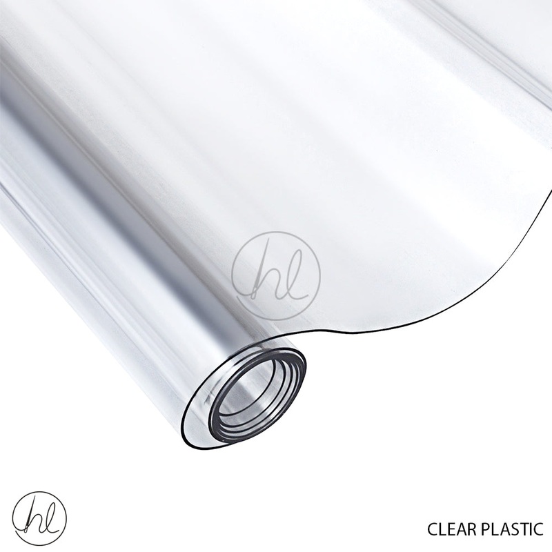 CLEAR PLASTIC 200MCR 137CM PER M CLEAR