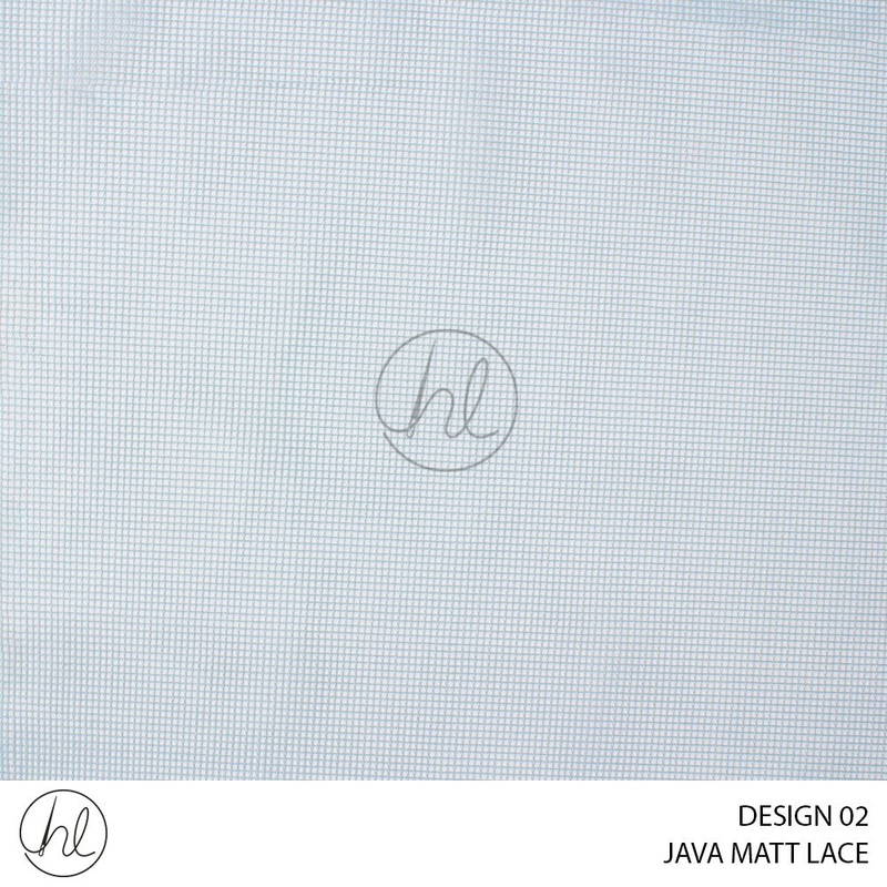 JAVA MATT LACE 53 DESIGN 02 DUCK EGG 280CM WIDE PER M