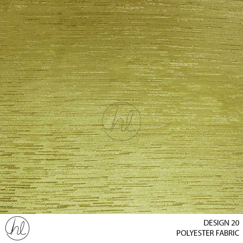 POLYESTER FABRIC DESIGN 20 280CM PER M MUSTARD