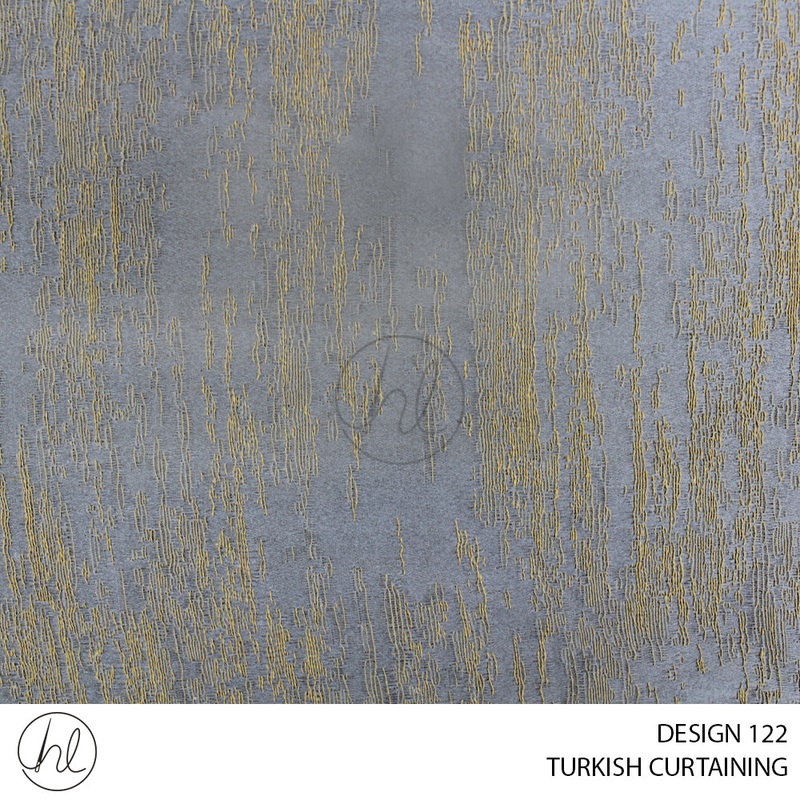 TURKISH CURTAINING DESIGN 122 280CM PER M LIGHT BROWN