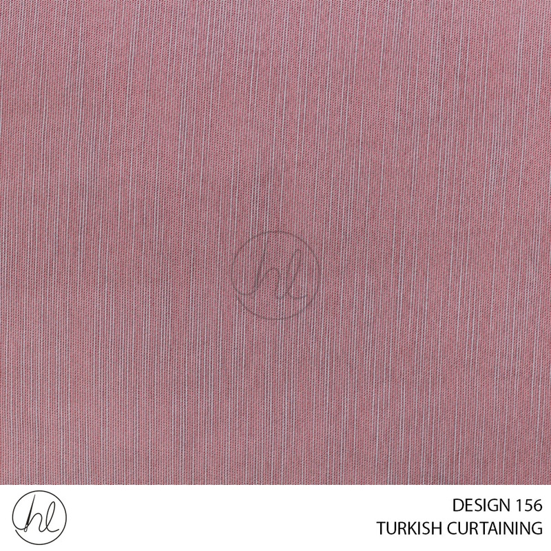 TURKISH CURTAINING DESIGN 156 280CM PER M RED