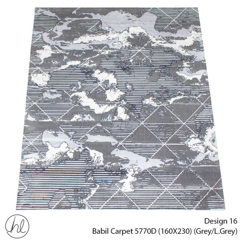 Babil Carpet 160X230 Design 16 Grey/Light Grey