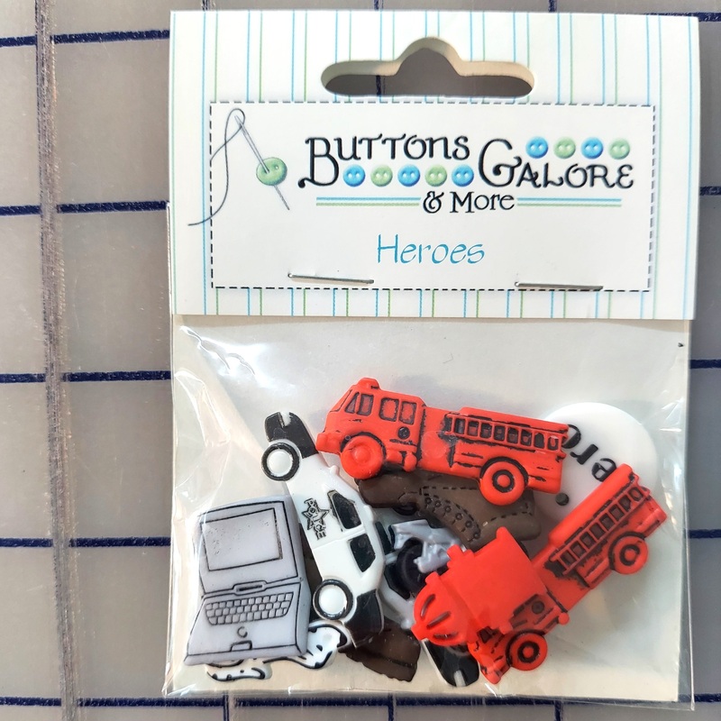 Buttons Galore Heroes 4048 Honor & Serve Buttons