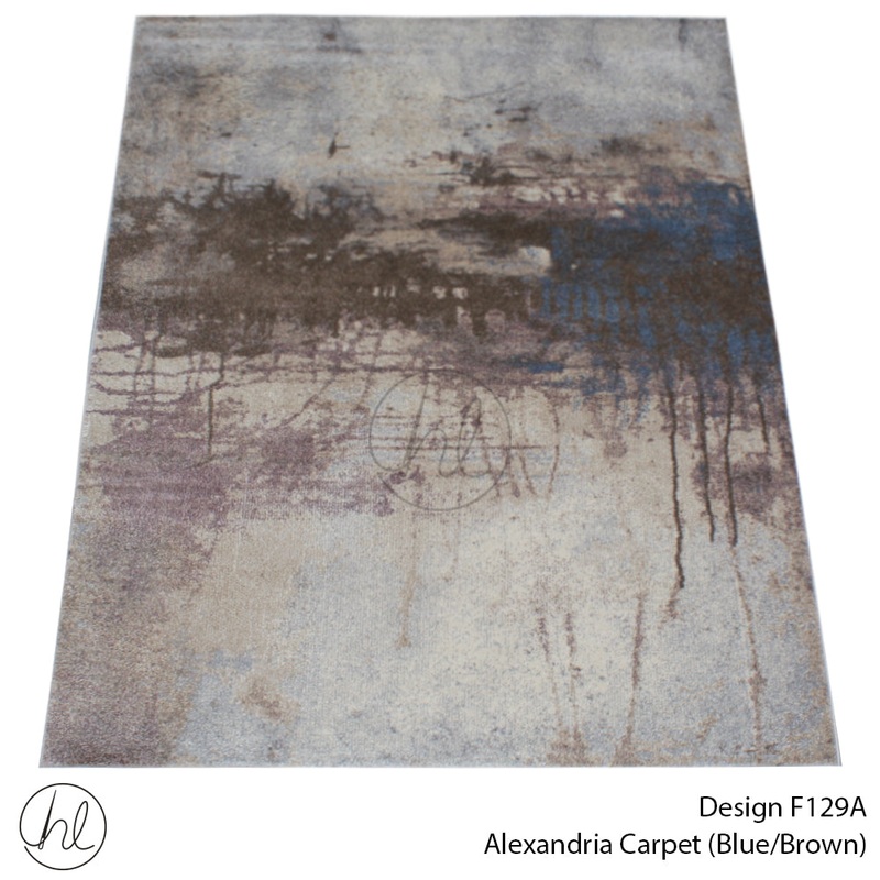 CARPET ALEXANDRIA F129A  BLUE/BROWN FREE 1