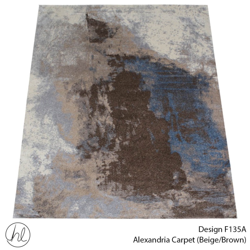 CARPET ALEXANDRIA F135A  BEIGE/BROWN FREE 1