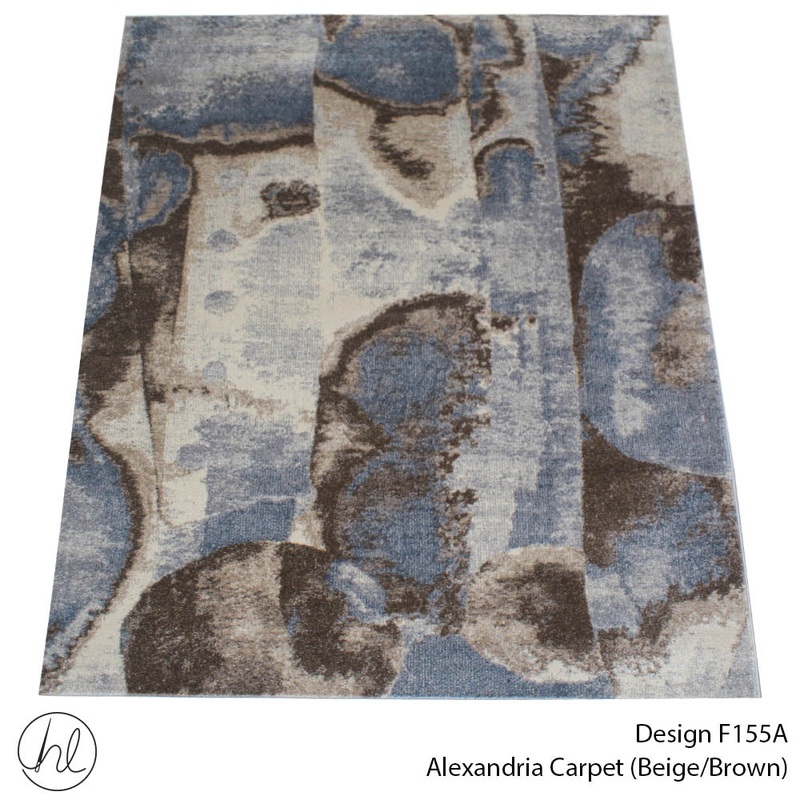 CARPET ALEXANDRIA F155A  BEIGE/BROWN FREE 1
