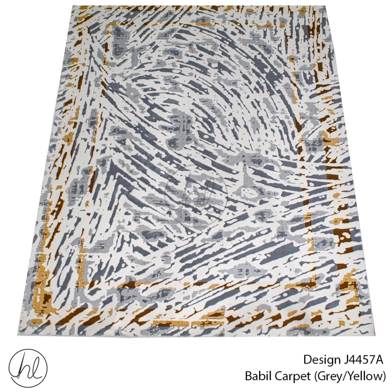 CARPET BABIL J4457A  GREY/YELLOW FREE 1