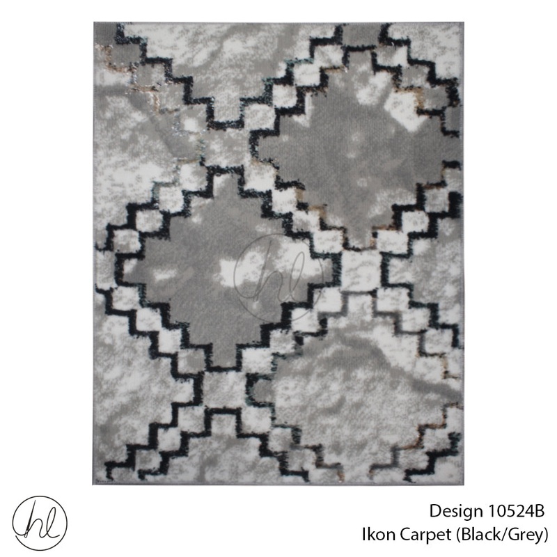 CARPET IKON 10524B BLK/GREY FREE 1