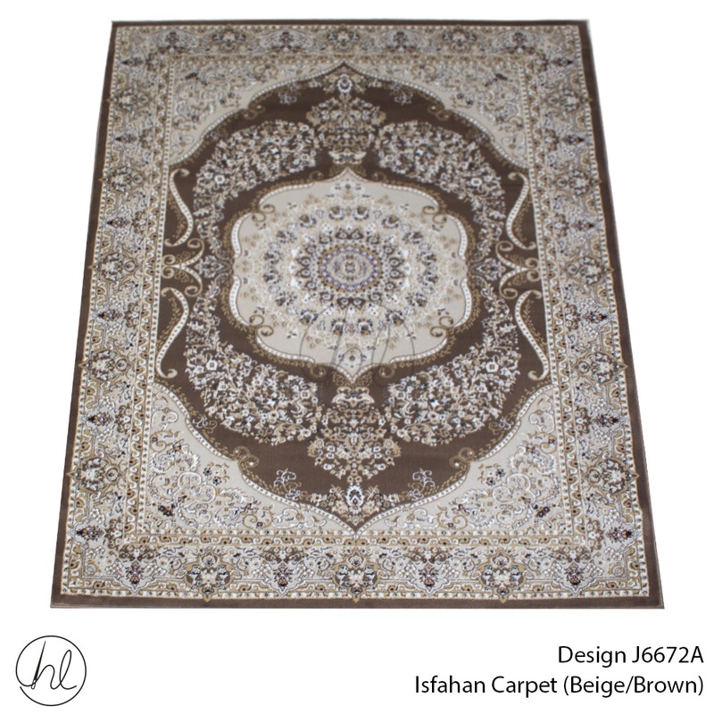 CARPET ISFAHAN 6672A BEIGE/BROWN FREE