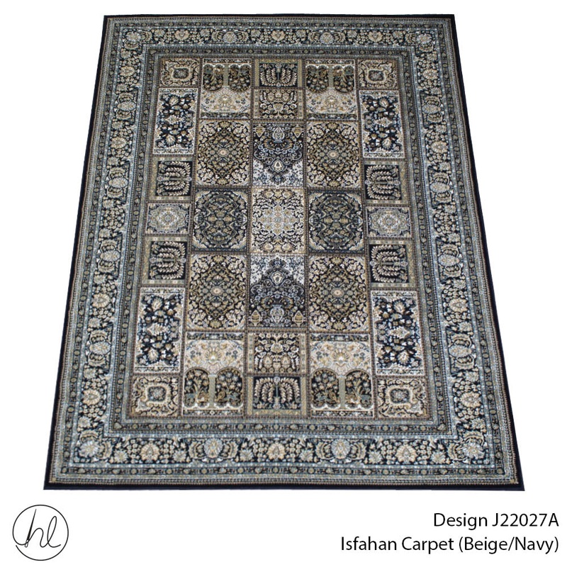 CARPET ISFAHAN J22027A BEIGE/NAVY FREE 1
