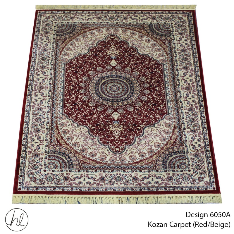 CARPET KOZAN 6050A  RED/BEIGE FREE 1