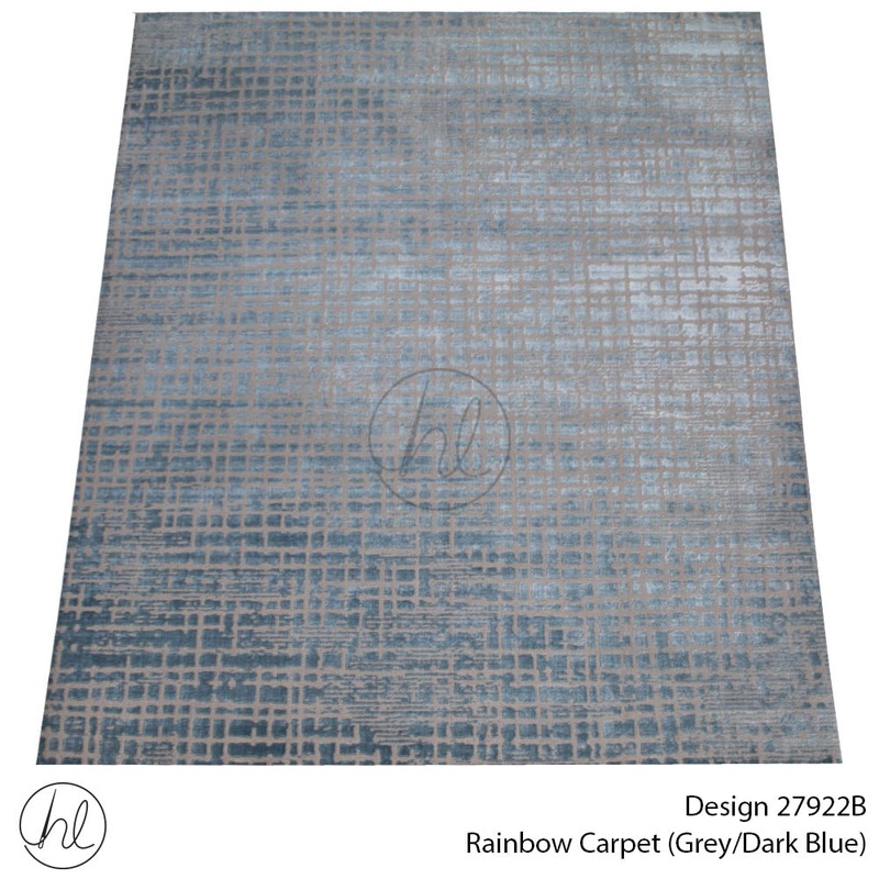 CARPET RAINBOW 27922B 385 GREY/D BLUE FREE 1