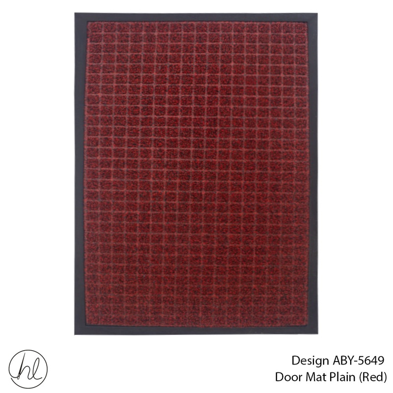 DOOR MAT DESIGN11 45X75CM RED FREE