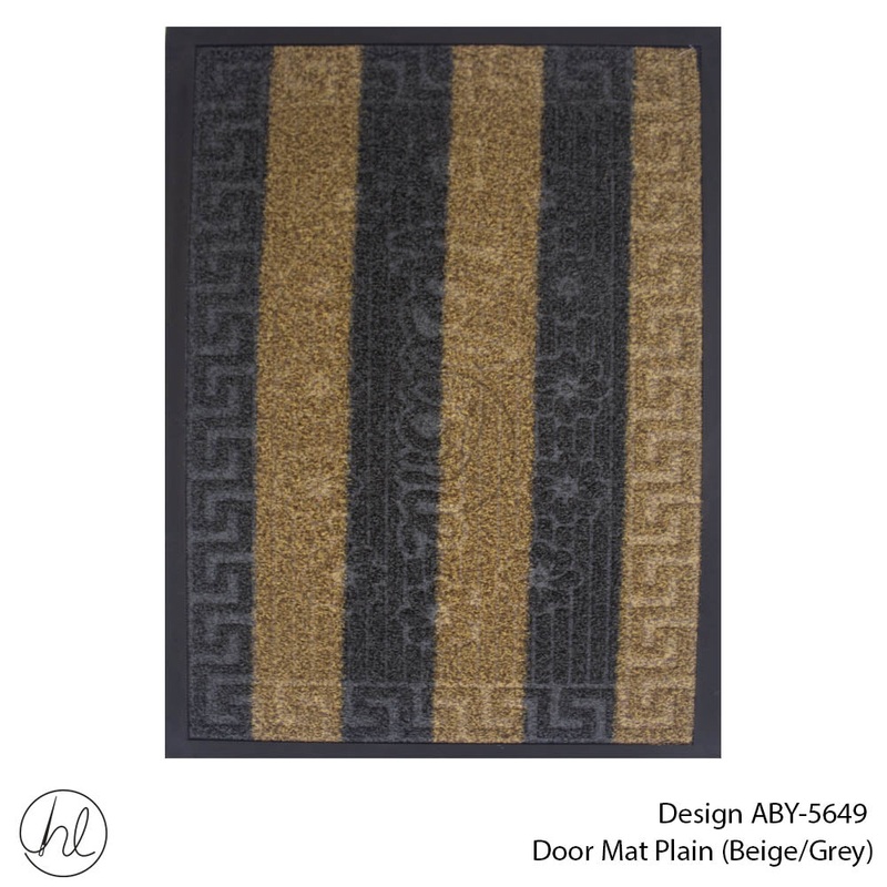 DOOR MAT DESIGN13 45X75CM BEIGE/GREY FREE